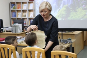 знакомство детей с форматами письменности
