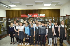 ученики 4Д класса школы 21 на экскурсии