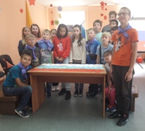 флаг Российского государства из готовых аппликаций