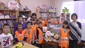 Воспитанники детского оздоровительногго лагеря при школек 19