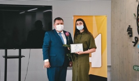 Награждение И.Гербер