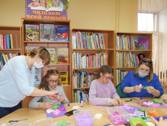 Час творчества в ДБ 3 мастер класс