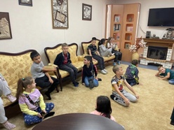 в читальном зале