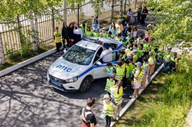 знакомство с патрульным авто