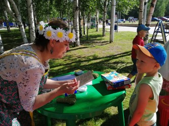 Мастер-класс в парке Победы